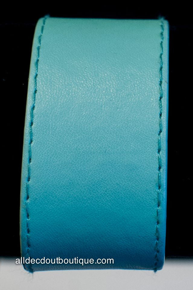 ADO | Simple Turquoise Leather Adjustable Bracelet