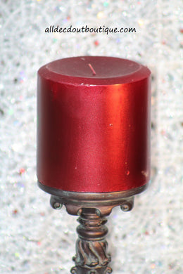 Decorative Pillar Candle All Decd Out