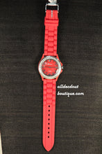 Red/Red Clear Rhinestones | Silicone Band - All Decd Out