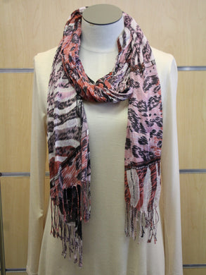 ADO | Wrap Tribal and Animal Print Scarf