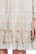A'reve | Slip Dress Long Sleeve Cream - All Decd Out