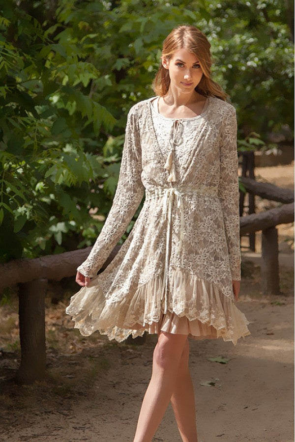 A'reve Lace Jacket Taupe | All Dec'd Out All Decd Out A'reve Lace Jacket Taupe | All Dec'd Out All Decd Out