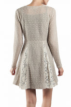 A'reve | Button Up Lace Detail Jacket Taupe - All Decd Out
