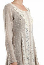 A'reve | Button Up Lace Detail Jacket Taupe - All Decd Out