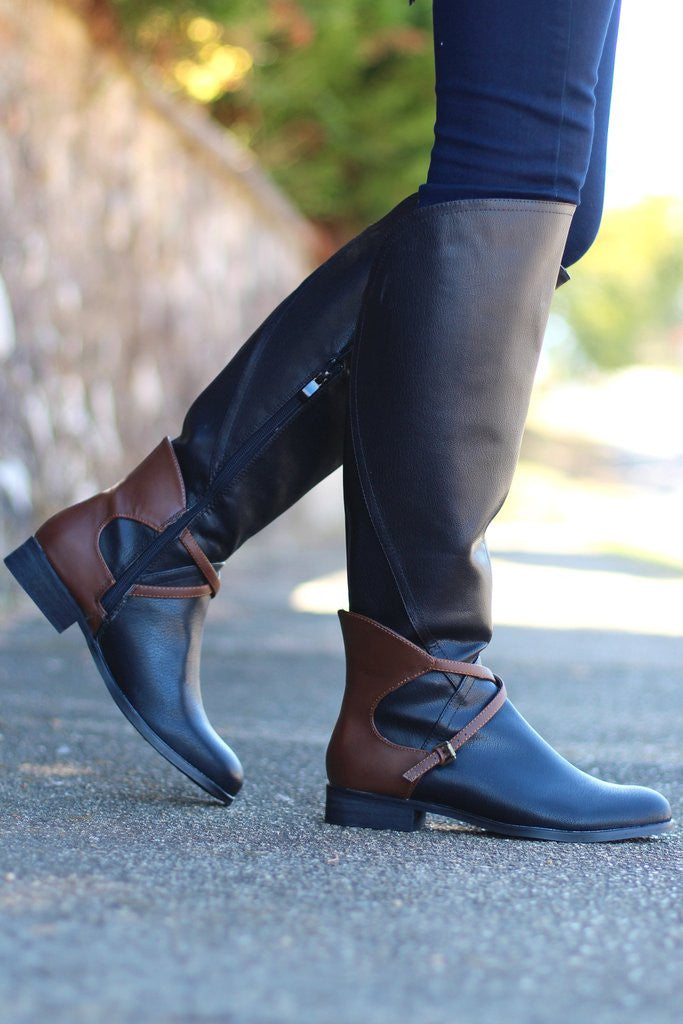 Very Volatile Backyard Over the Knee Riding Boots | All Dec'd Out