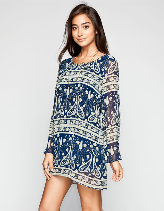Blu Pepper Paisley Print Dress | All Dec'd Out All Decd Out Blu Pepper Paisley Print Dress | All Dec'd Out All Decd Out