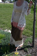 Blu Pepper | Lace Cardigan Ivory