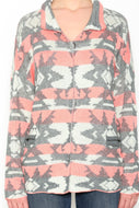 Blu Pepper Aztec Print Sweater Cardigan | All Dec'd Out