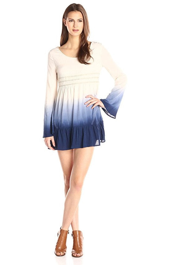 Blu Pepper Blue Ombre Dress Tunic