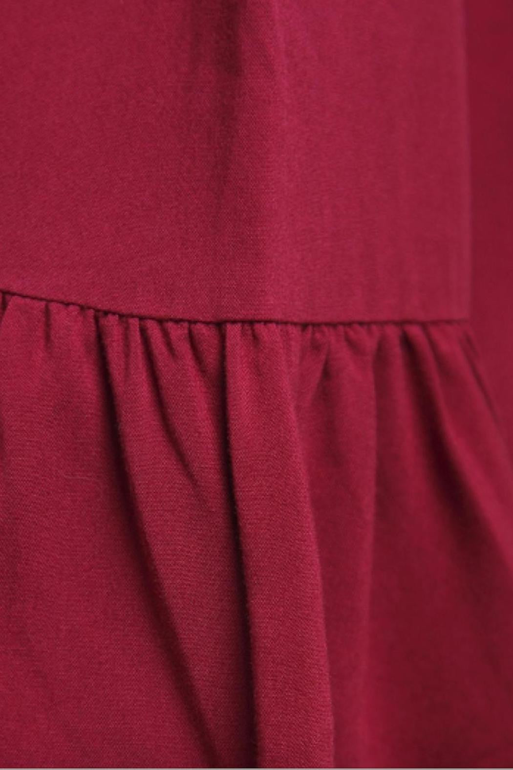 Blu Pepper Burgundy Tunic Dress | All Dec'd Out Small Blu Pepper Burgundy Tunic Dress | All Dec'd Out Small