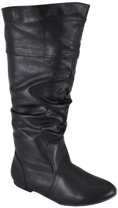 Womens black mid deals calf boots