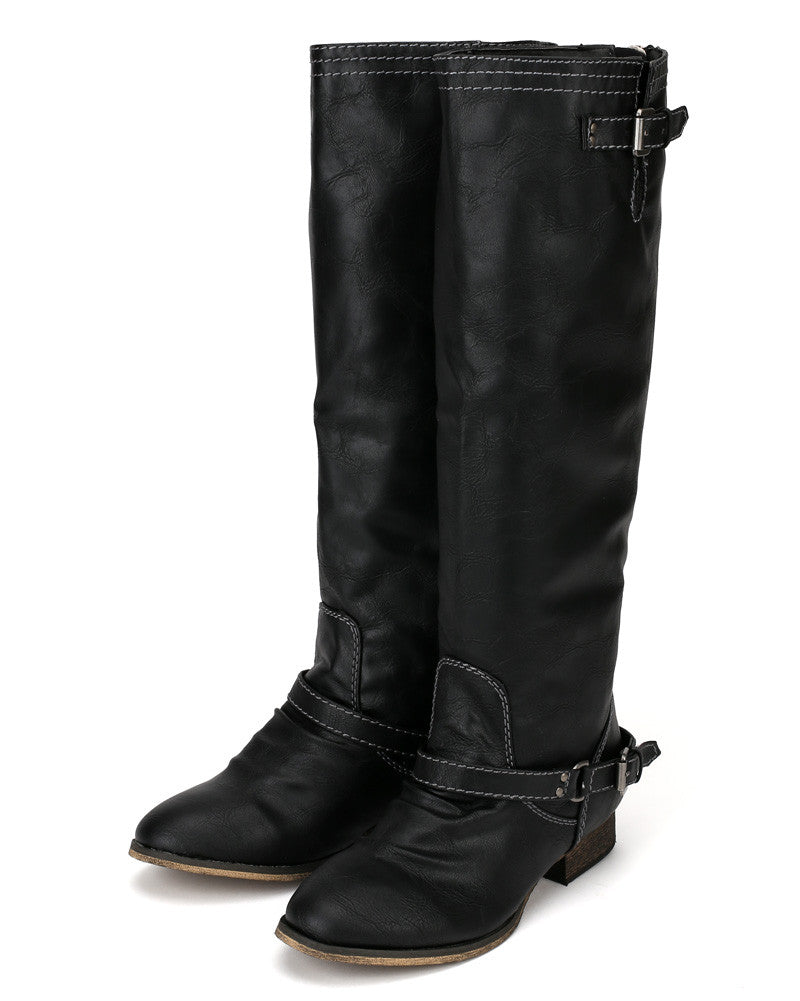 Breckelles black boots cheap