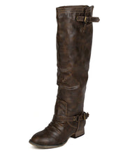 Breckelle’s Outlaw Two Tone Brown Riding Boots | All Dec'd Out