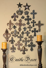 Decorative Candle Pin | "Blank" Large Cross - All Decd Out