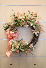 ADO | Hand-Made Custom Wreath Coral/Peach - All Decd Out