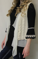Costa Blanca | Crochet Natural Vest