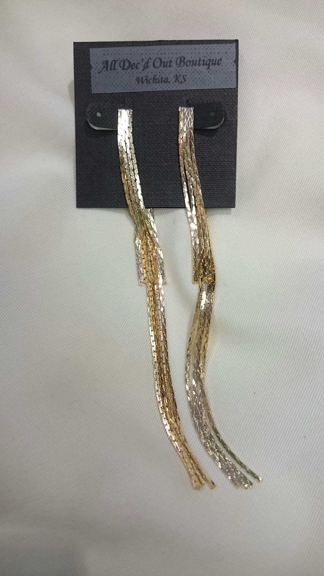 ADO | Peekaboo Fringe Earrings Gold