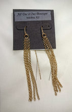 ADO | Fringe Dangle Earrings Gold - All Decd Out