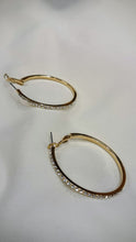 ADO | Diamond Hoop Earrings Gold - All Decd Out