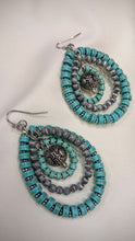 Treska | Beaded Rings Earrings Turquoise