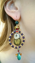 Treska | Beaded Ring Drop Earrings