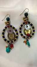 Treska | Beaded Ring Drop Earrings