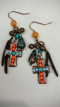 Treska | Cross & Beads Earrings
