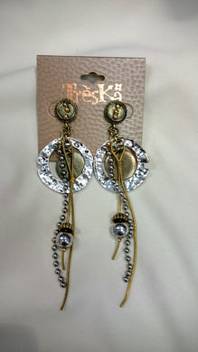 Treska | Chain & Ring Earrings