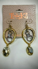 Treska | Teardrop Ring Drop Earrings