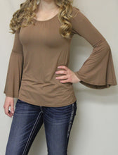 Diosa | Top Bell Sleeve Mocha