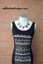 Double Zero | Sequin Black Body Dress