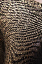 Elan | Hi-Lo Metallic Sweater Gold