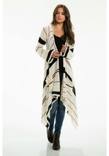 Elan Long Striped Sweater Cardigan | All Dec'd Out