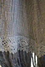 Elan | Poncho with Fringe Black