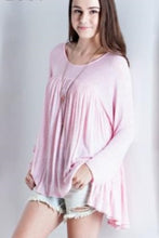 Entro | Loose Tunic Top Pink
