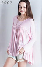 Entro | Loose Tunic Top Pink