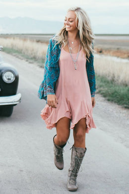 Entro | Slip Dress Blush