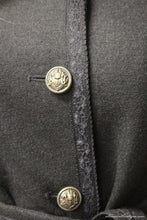 Firmiana | Button Up Coat Black Large