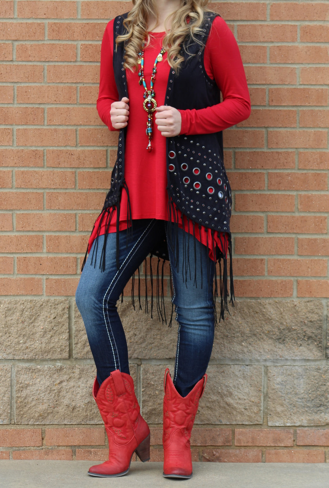 The Hanger | Tunic Top Red