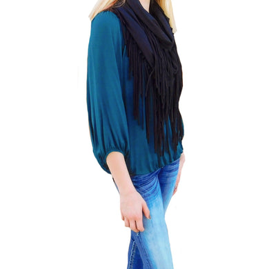 Infinity Scarf | Fringe Black - All Decd Out