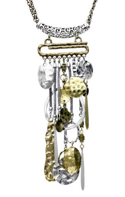 Treska | Multi Strand Pendant on Chain - All Decd Out