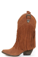 Very Volatile Hillside Fringe Cowgirl Boots Tan | All Dec'd Out