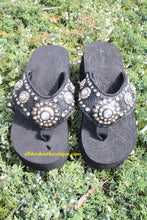 Montana West Concho Sandal Black
