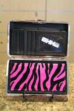 ADO | Bling Cross Zebra Print Clutch Wallet Pink - All Decd Out