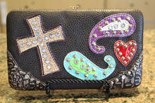ADO | Heart & Cross Clutch Wallet - All Decd Out