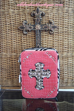 ADO | Pink and Zebra Print Embellished Bible Cover