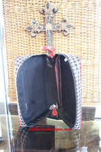 ADO | White, Black, and Red Embellished Bible Cover