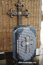 ADO | White and Black Embellished Bible Cover