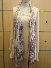 ADO | Wrap Pink and Silver Cheetah Scarf