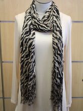 ADO | Wrap Beige Zebra Print Scarf
